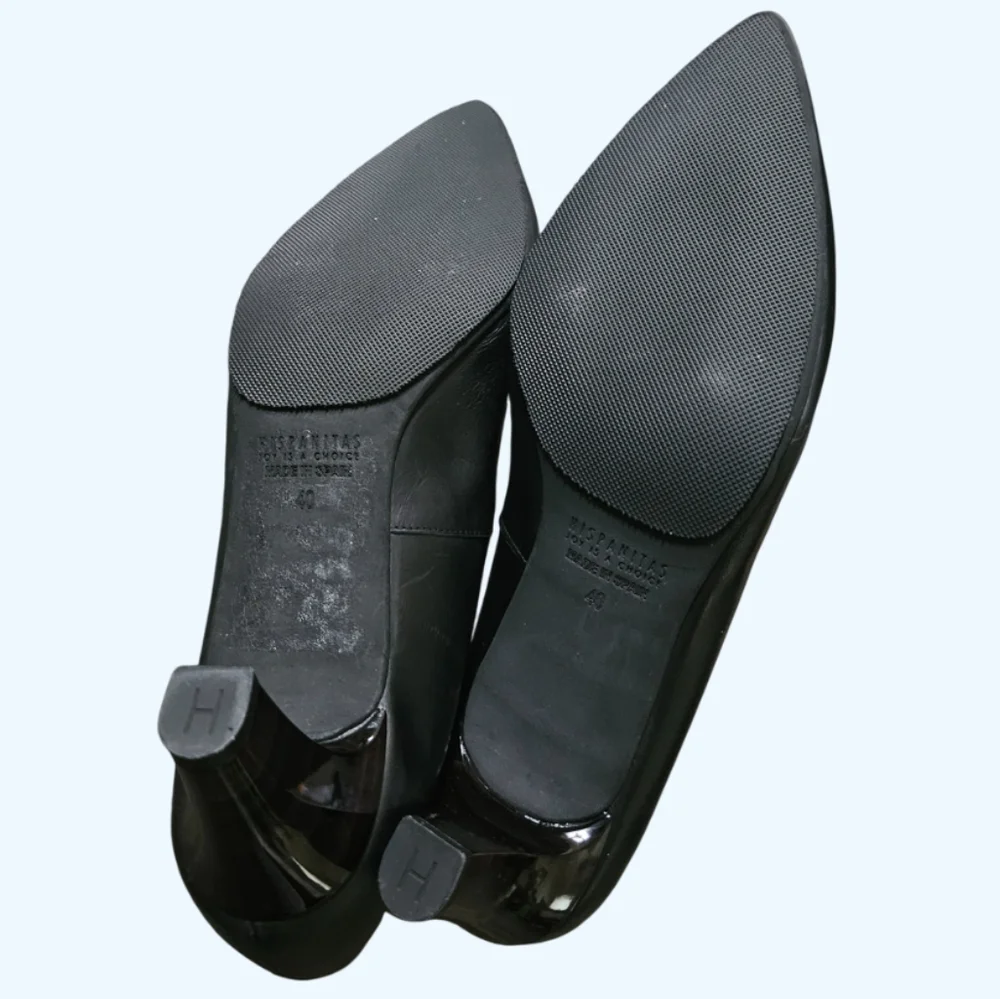 Hispanitas Cerys Black Leather Pump Shoes Womens Size EUR 40 Retail $230 - Picture 5 of 9